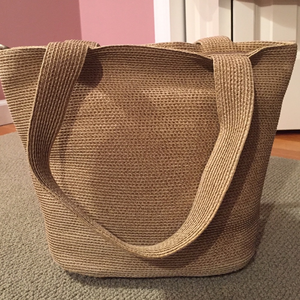 Eric Javits Straw Bucket Bag